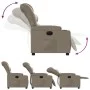 Sillón reclinable eléctrico de cuero sintético color capuchino de , Sillones - Ref: Foro24-3206591, Precio: 265,15 €, Descuen...
