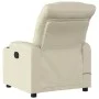 Cremefarbener elektrisch verstellbarer Massagesessel aus Kunstleder von , Sessel - Ref: Foro24-3206593, Preis: 304,02 €, Raba...