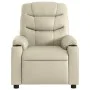 Cremefarbener elektrisch verstellbarer Massagesessel aus Kunstleder von , Sessel - Ref: Foro24-3206593, Preis: 304,02 €, Raba...