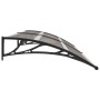 Schwarzes PC-Türvordach 240x100 cm von vidaXL, Markisen - Ref: Foro24-45636, Preis: 88,91 €, Rabatt: %