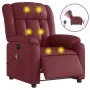 Elektrischer Massage-Liegestuhl aus rotem Kunstleder von , Sessel - Ref: Foro24-3205261, Preis: 258,94 €, Rabatt: %