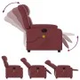 Elektrischer Massage-Liegestuhl aus rotem Kunstleder von , Sessel - Ref: Foro24-3205261, Preis: 258,94 €, Rabatt: %