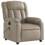 Cappuccino Synthetic Leather Electric Massage Recliner by , Armchairs - Ref: Foro24-3205263, Price: 280,09 €, Discount: %
