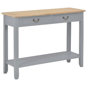Grauer Konsolentisch aus Holz 110x35x80 cm von vidaXL, Seitentische - Ref: Foro24-249902, Preis: 177,13 €, Rabatt: %