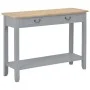 Grauer Konsolentisch aus Holz 110x35x80 cm von vidaXL, Seitentische - Ref: Foro24-249902, Preis: 173,94 €, Rabatt: %