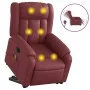 Electric lifting massage chair red artificial leather by , Armchairs - Ref: Foro24-3205289, Price: 341,21 €, Discount: %
