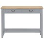 Gray wooden console table 110x35x80 cm by vidaXL, Side tables - Ref: Foro24-249902, Price: 184,53 €, Discount: %