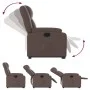 Hochklappbarer Liegesessel aus braunem Kunstleder von , Sessel - Ref: Foro24-3205152, Preis: 327,08 €, Rabatt: %