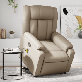 Cappuccino-Fußmassagesessel aus Kunstleder von , Sessel - Ref: Foro24-3205277, Preis: 296,92 €, Rabatt: %