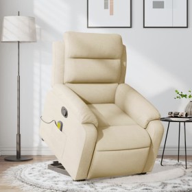 Cream Fabric Reclining Foot Massage Chair by , Armchairs - Ref: Foro24-3205001, Price: 299,12 €, Discount: %