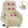 Liegender Fußmassagesessel aus cremefarbenem Stoff von , Sessel - Ref: Foro24-3205001, Preis: 345,89 €, Rabatt: %