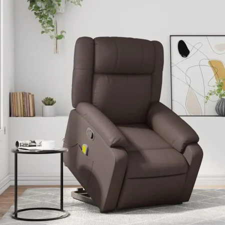 Brauner Fußmassagesessel aus Kunstleder von , Sessel - Ref: Foro24-3205159, Preis: 321,94 €, Rabatt: %