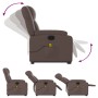 Brauner Fußmassagesessel aus Kunstleder von , Sessel - Ref: Foro24-3205159, Preis: 299,74 €, Rabatt: %