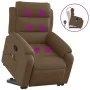 Brown Fabric Foot Recliner Massage Chair by , Armchairs - Ref: Foro24-3204996, Price: 346,62 €, Discount: %