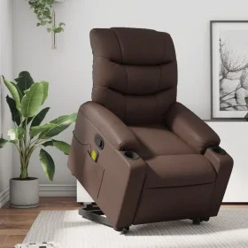 Brauner Fußmassagesessel aus Kunstleder von , Sessel - Ref: Foro24-3206608, Preis: 332,50 €, Rabatt: %