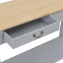 Gray wooden console table 110x35x80 cm by vidaXL, Side tables - Ref: Foro24-249902, Price: 184,53 €, Discount: %