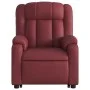 Sillón reclinable de masaje de pie cuero artificial rojo tinto de , Sillones - Ref: Foro24-3205275, Precio: 293,24 €, Descuen...