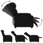 Sillón reclinable eléctrico de tela negro de , Sillones - Ref: Foro24-3205294, Precio: 255,04 €, Descuento: %