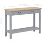 Gray wooden console table 110x35x80 cm by vidaXL, Side tables - Ref: Foro24-249902, Price: 184,53 €, Discount: %