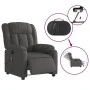 Elektrischer Massagesessel aus dunkelgrauem Stoff von , Sessel - Ref: Foro24-3205305, Preis: 272,06 €, Rabatt: %