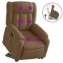 Fußliege-Massagesessel aus braunem Stoff von , Sessel - Ref: Foro24-3205332, Preis: 321,63 €, Rabatt: %