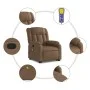 Fußliege-Massagesessel aus braunem Stoff von , Sessel - Ref: Foro24-3205332, Preis: 321,63 €, Rabatt: %