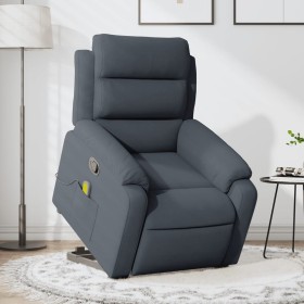 Hebbarer Massagesessel aus dunkelgrauem Samt von , Sessel - Ref: Foro24-3205104, Preis: 309,53 €, Rabatt: %