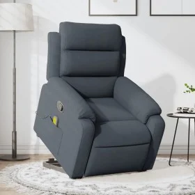 Sillón reclinable de masaje elevable terciopelo gris oscuro de , Sillones - Ref: Foro24-3205104, Precio: 322,99 €, Descuento: %