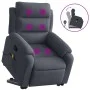 Hebbarer Massagesessel aus dunkelgrauem Samt von , Sessel - Ref: Foro24-3205104, Preis: 322,99 €, Rabatt: %