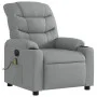 Electric Massage Recliner Light Gray Fabric by , Armchairs - Ref: Foro24-3206636, Price: 311,72 €, Discount: %