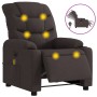 Dark Brown Fabric Electric Massage Recliner by , Armchairs - Ref: Foro24-3206641, Price: 307,23 €, Discount: %