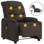 Sillón reclinable de masaje eléctrico tela marrón oscuro de , Sillones - Ref: Foro24-3206641, Precio: 313,56 €, Descuento: %