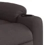 Sillón reclinable de masaje eléctrico tela marrón oscuro de , Sillones - Ref: Foro24-3206641, Precio: 313,56 €, Descuento: %