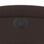 Sillón reclinable eléctrico tela marrón oscuro de , Sillones - Ref: Foro24-3203959, Precio: 235,14 €