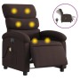 Elektrischer Massagesessel aus dunkelbraunem Stoff von , Sessel - Ref: Foro24-3203971, Preis: 280,74 €, Rabatt: %