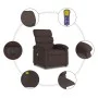 Dark Brown Fabric Electric Massage Recliner by , Armchairs - Ref: Foro24-3203971, Price: 280,80 €, Discount: %