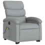 Sillón de masaje reclinable de pie de tela gris claro de , Sillones - Ref: Foro24-3203990, Precio: 288,04 €, Descuento: %