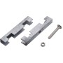 U-shaped trellis connector for garden 10 sets silver by vidaXL, Accessories for gates and fences - Ref: Foro24-144497, Price:...