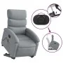 Sillón de masaje reclinable de pie de tela gris claro de , Sillones - Ref: Foro24-3203990, Precio: 288,04 €, Descuento: %