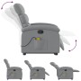 Light Gray Fabric Foot Recliner Massage Chair by , Armchairs - Ref: Foro24-3203990, Price: 269,70 €, Discount: %