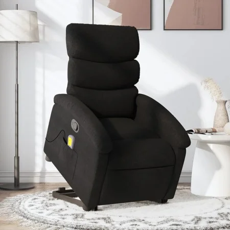 Anhebbarer Massagesessel aus schwarzem Stoff von , Sessel - Ref: Foro24-3203992, Preis: 286,59 €, Rabatt: %