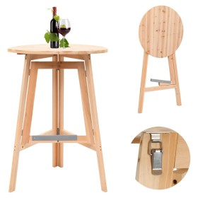 Klappbarer Stehtisch aus Tannenholz, 78 cm von vidaXL, Klapptische - Ref: Foro24-45532, Preis: 153,56 €, Rabatt: %