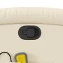 Silla de masaje reclinable de pie de tela color crema de , Sillones - Ref: Foro24-3203999, Precio: 327,91 €, Descuento: %