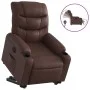Brown Faux Leather Power Lift Recliner by , Armchairs - Ref: Foro24-3206615, Price: 384,94 €, Discount: %