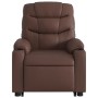 Brown Faux Leather Power Lift Recliner by , Armchairs - Ref: Foro24-3206615, Price: 325,22 €, Discount: %