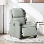 Sillón reclinable eléctrico de terciopelo gris claro de , Sillones - Ref: Foro24-3204278, Precio: 251,98 €, Descuento: %
