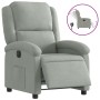 Sillón reclinable eléctrico de terciopelo gris claro de , Sillones - Ref: Foro24-3204278, Precio: 251,98 €, Descuento: %