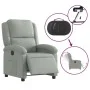 Light Gray Velvet Power Recliner by , Armchairs - Ref: Foro24-3204278, Price: 263,65 €, Discount: %