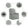 Light Gray Velvet Power Recliner by , Armchairs - Ref: Foro24-3204278, Price: 263,65 €, Discount: %