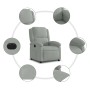 Sillón reclinable eléctrico de terciopelo gris claro de , Sillones - Ref: Foro24-3204278, Precio: 251,98 €, Descuento: %